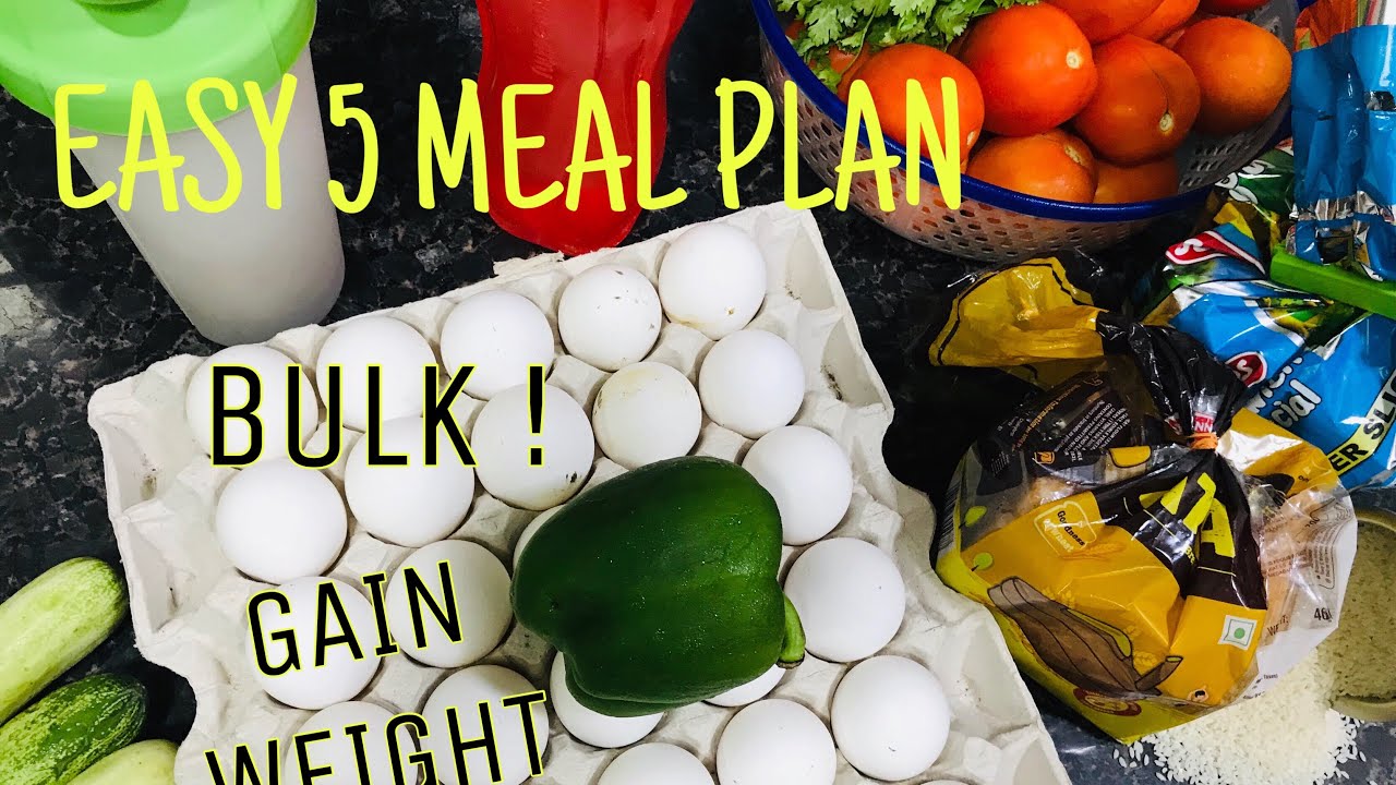 Indian Bodybuilding Bulking Diet | BASIC 5 MEAL PLAN