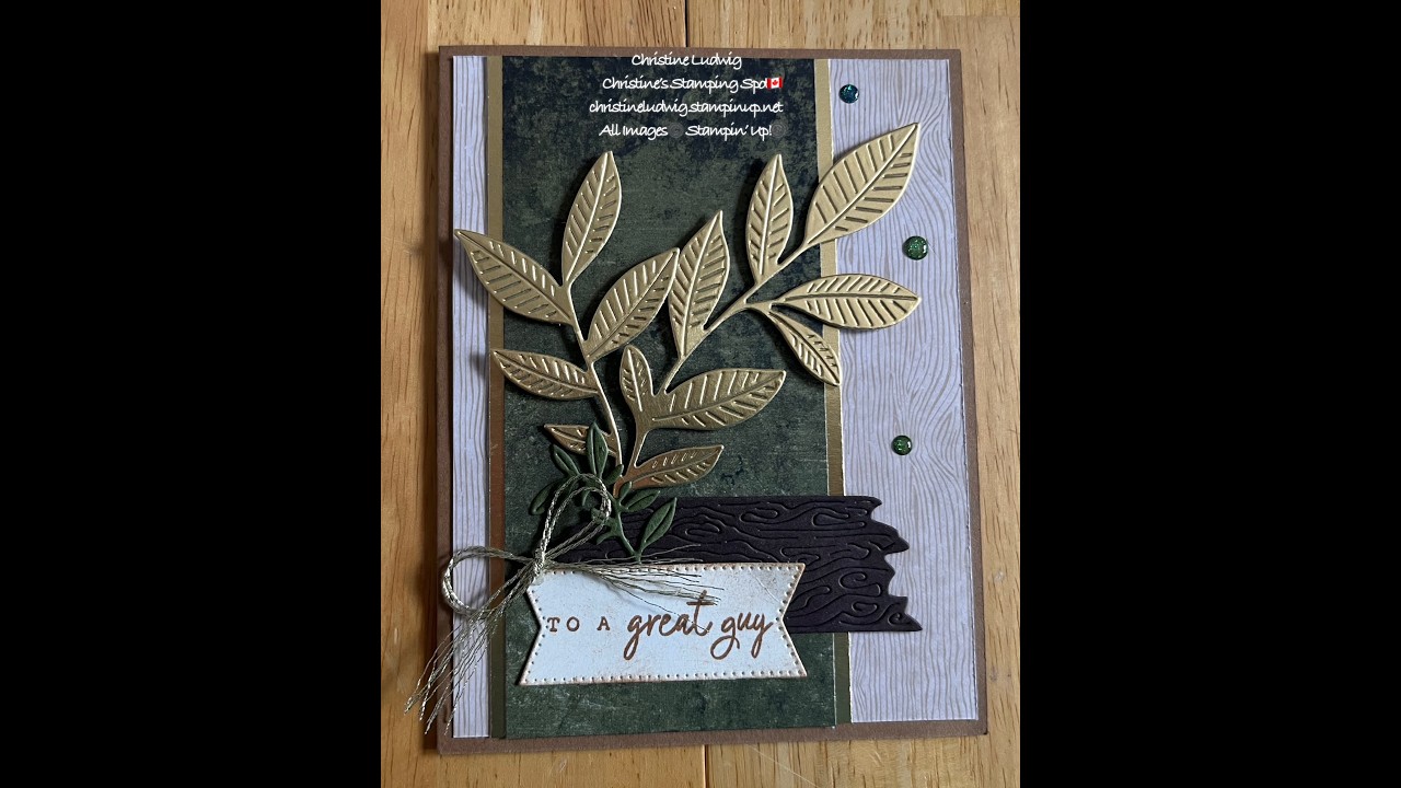 FB Live Video - March 6-2026 - Nature's Symphony Gold Leaf Card