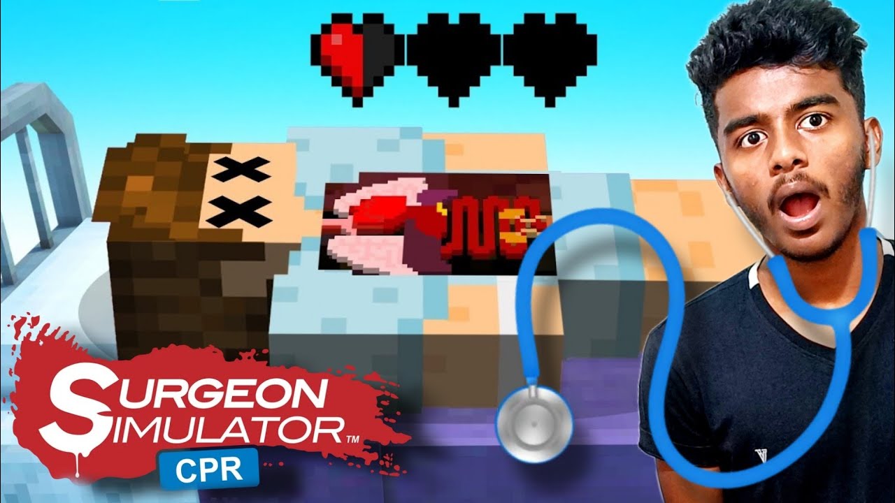 Minecraft But I am Doctor in Tamil | Playing Surgeon Simulator in Minecraft Tamil (Mods)
