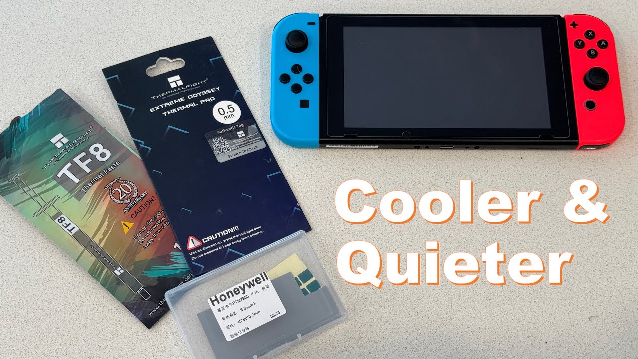 Nintendo Switch Thermal Upgrade  !! - PTM7950 and Thermal Pads