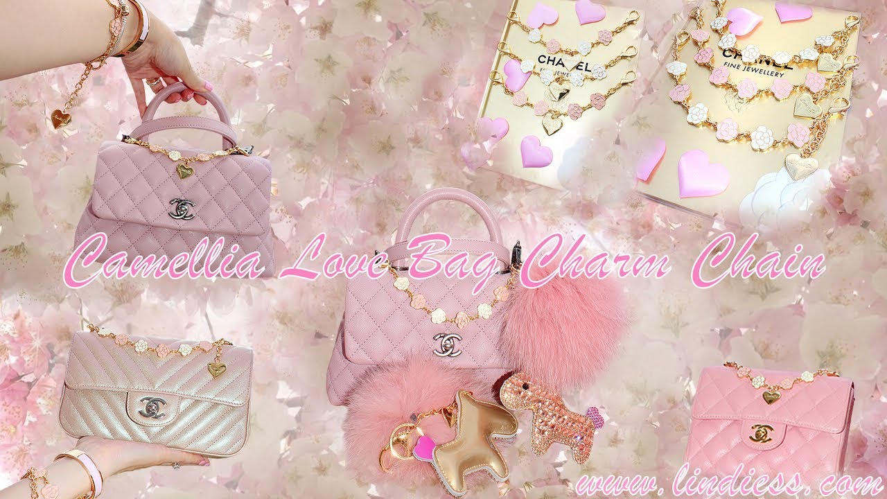 🌸🌸🌸 MY NEW CAMELLIA LOVE BAG CHARM CHAIN COLLECTION 🌸🌸🌸 LINDIESS 💖