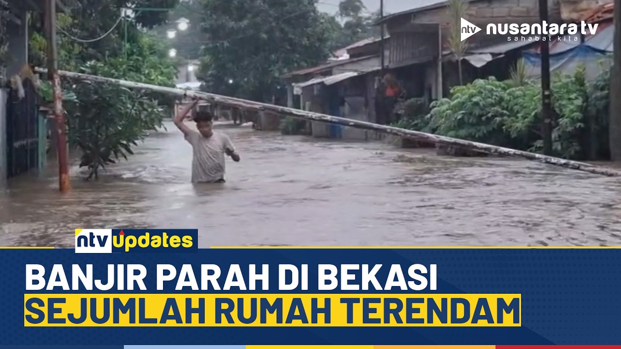 Kabupaten Bekasi Terendam Banjir Akibat Tingginya Intensitas Hujan | NTV UPDATES