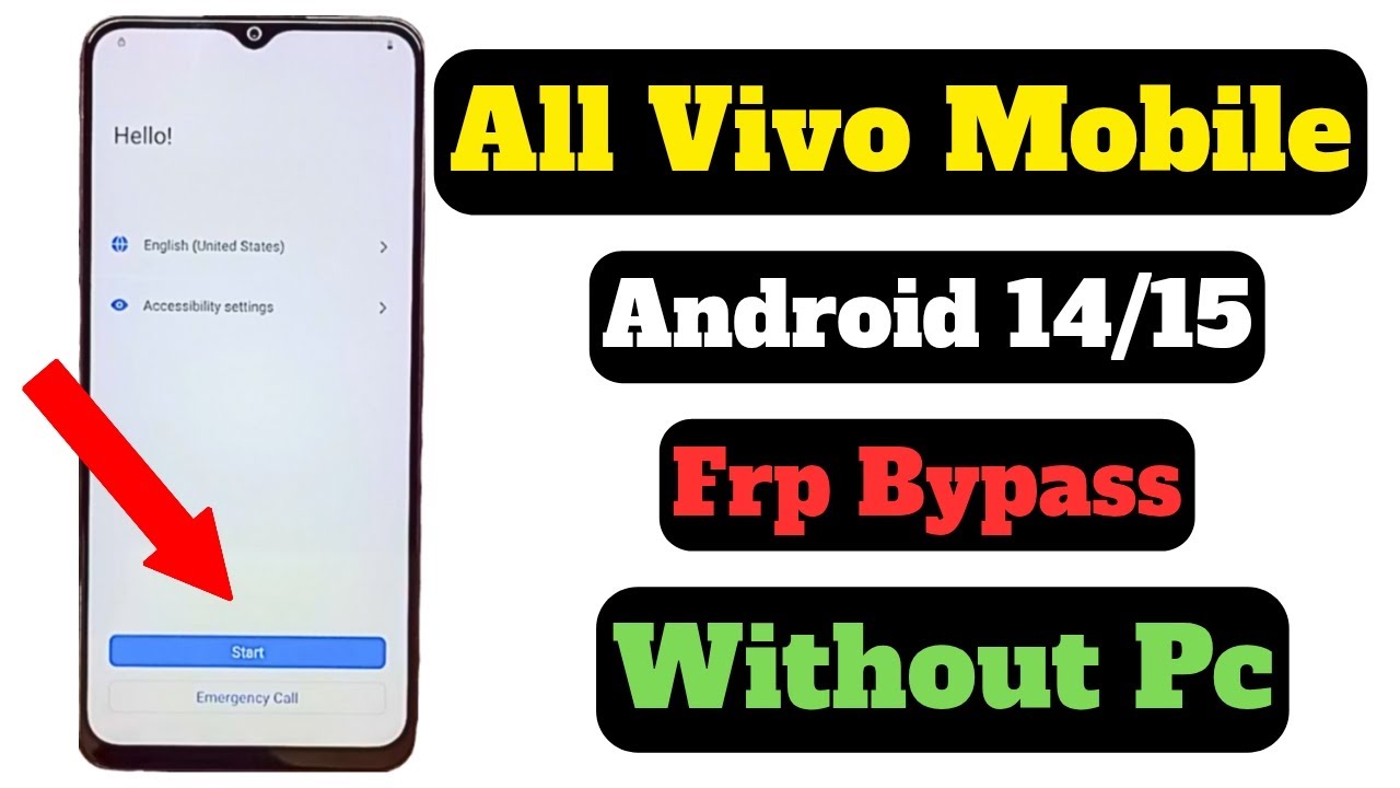 All Vivo Mobile Android 14/15 Frp Bypass Without Pc New Mathod Easy Trick