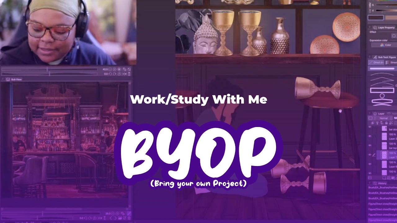 Bring Your Own Project | Chill Work/Study With Me - Episode 45