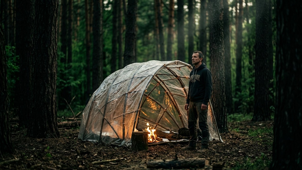 Bushcraft Shelter: Simple Design, Strong Atmosphere