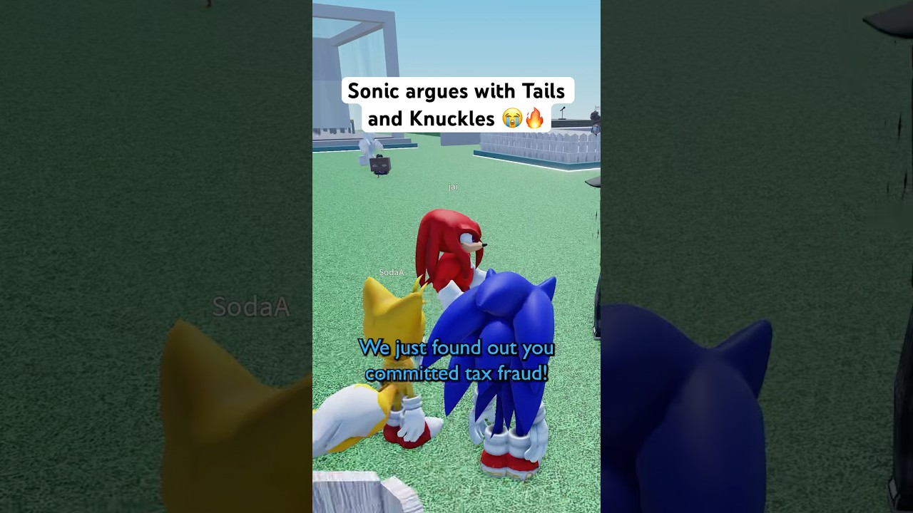 СОНИК СПОРИТ с ТЕЙЛЗОМ и НАКЛЗОМ 😭🔥 #roblox #micup #sonic