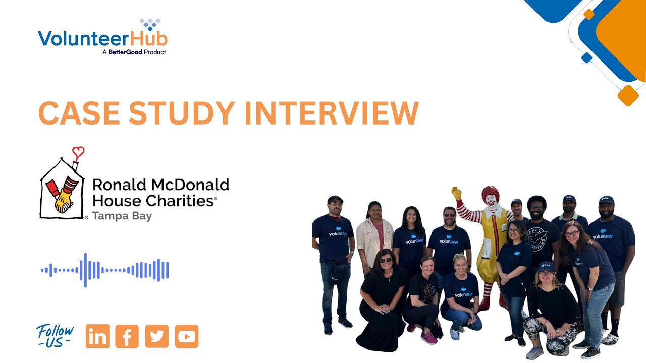 VolunteerHub is Equivalent to a Part-Time Employee for Ronald McDonald House Charities of Tampa Bay