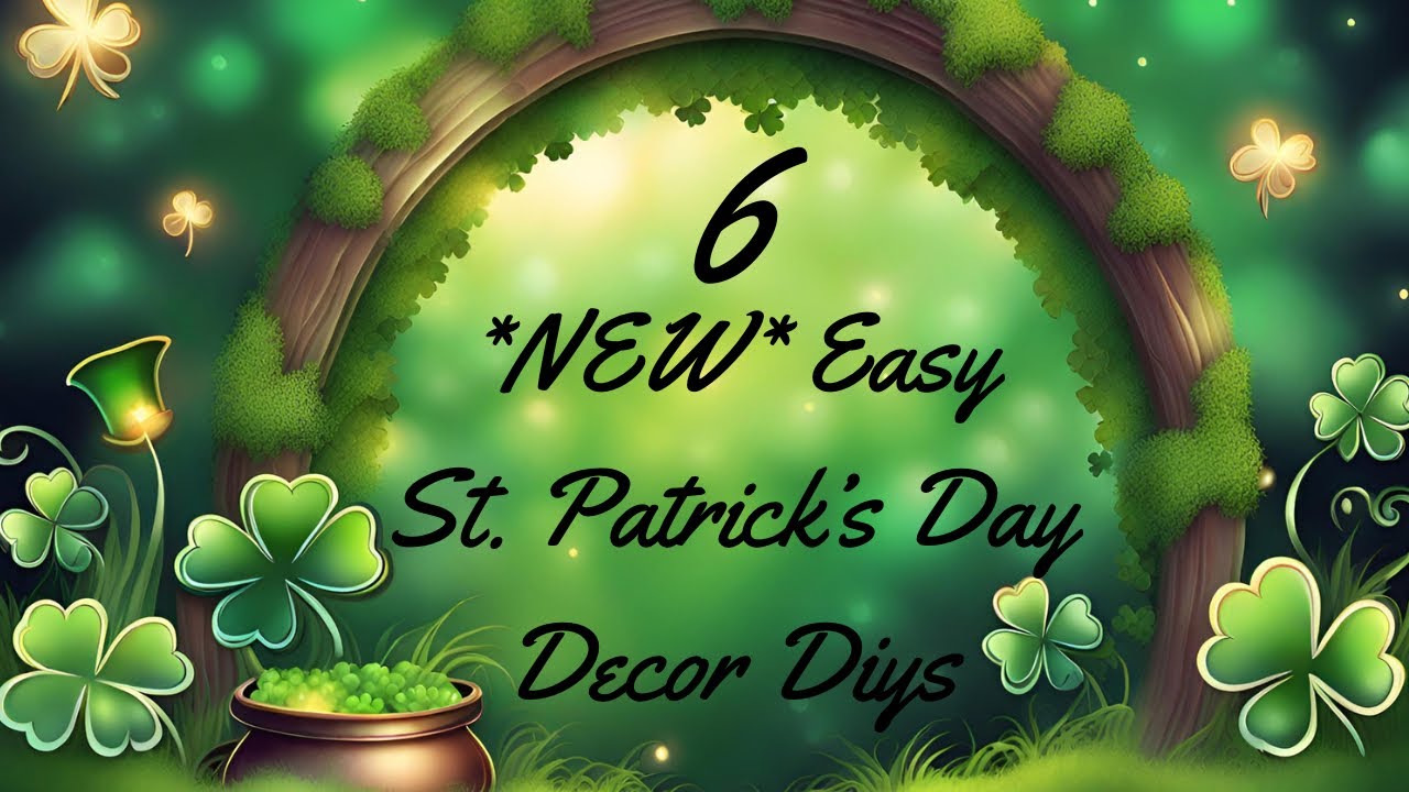 Celebrate St. Patrick's Day in style with these 6 fun and easy DIY decor ideas!
