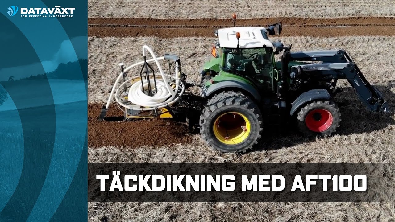 AFT - Täckdikning med AFT100 och Trimble TMX 2050 och VMDrain