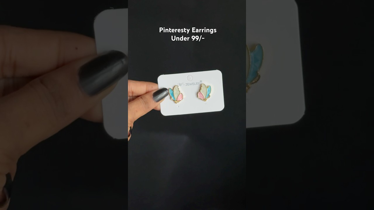 Butterfly 🦋 Earrings 🎀✨🌷#earrings #butterfly #ornaments #cute #mini #pinterestaesthetic