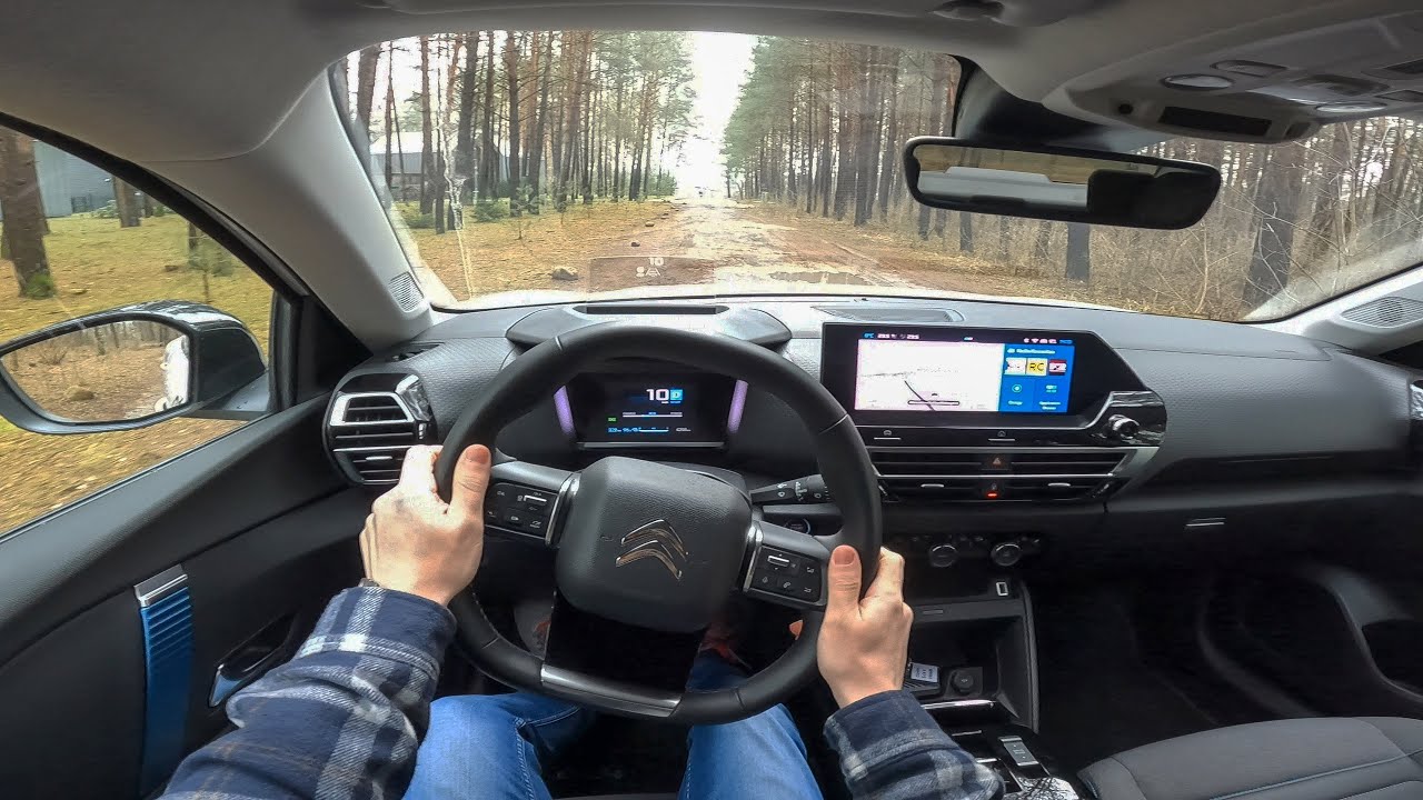 Citroen e-C4 X 50 kWh 2024 POV Test Drive @DRIVEWAVE1