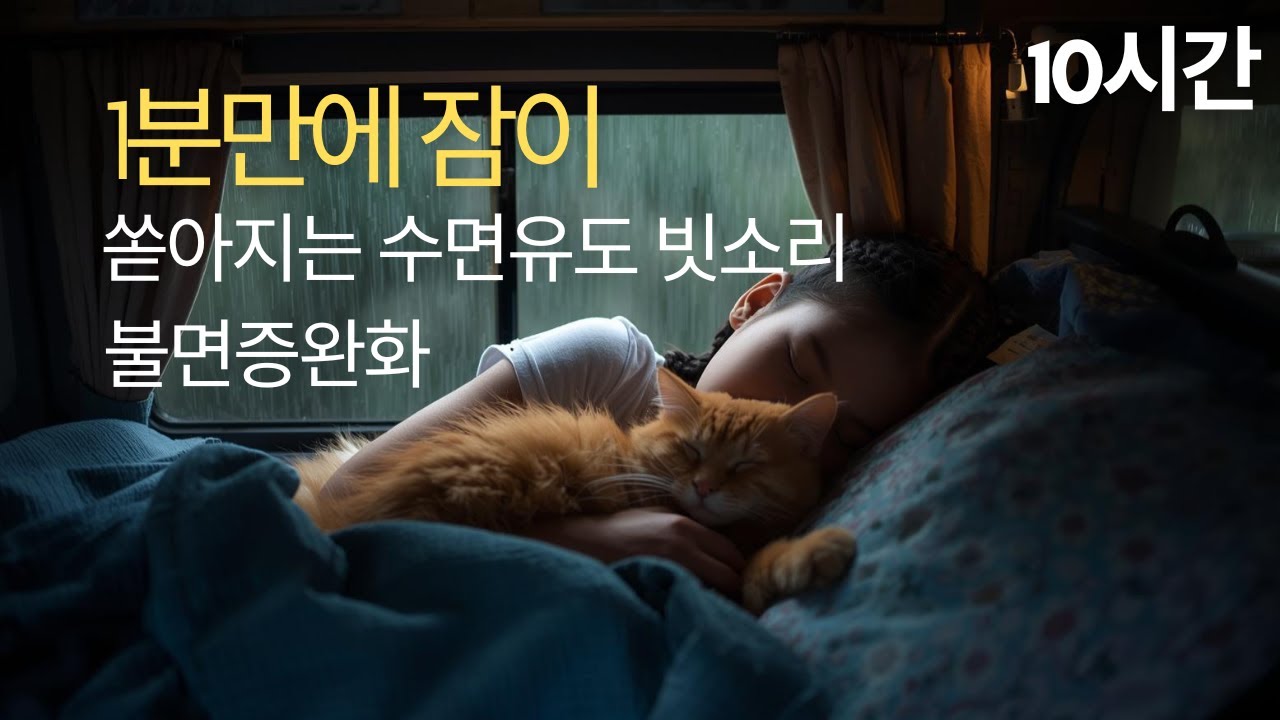 폭우와 천둥번개에 빨리 잠들려면 3분도 안 돼 스트레스 안녕 - 휴식과 수면을 위한 10시간