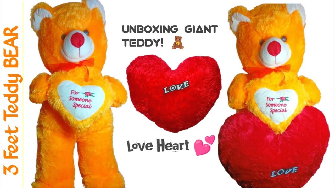 Big Teddy Bear Unboxing 😍 | Cute Soft Toy Surprise for Kids |  Valentine Special Teddy Bear Gift 🎁