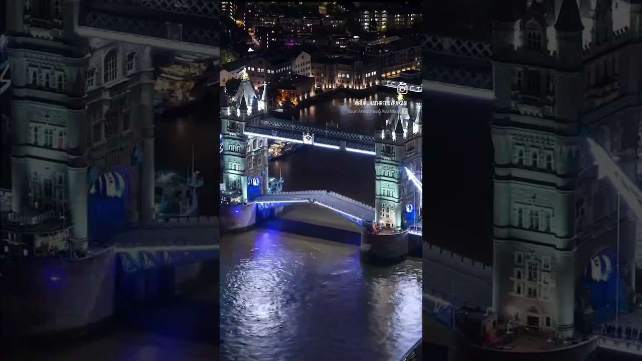 London bridge night view #londonbridge #lights #london #2023