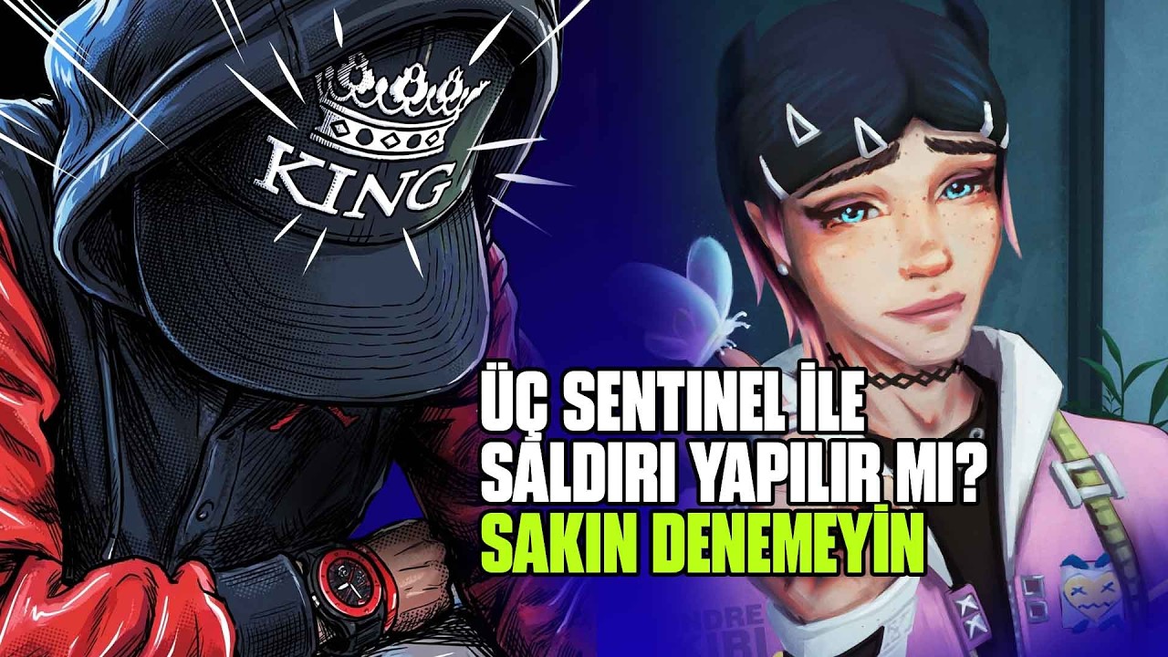 ÜÇ SENTINEL İLE SALDIRI YAPILIR MI? SAKIN DENEMEYİN | VALORANT DERECELİ