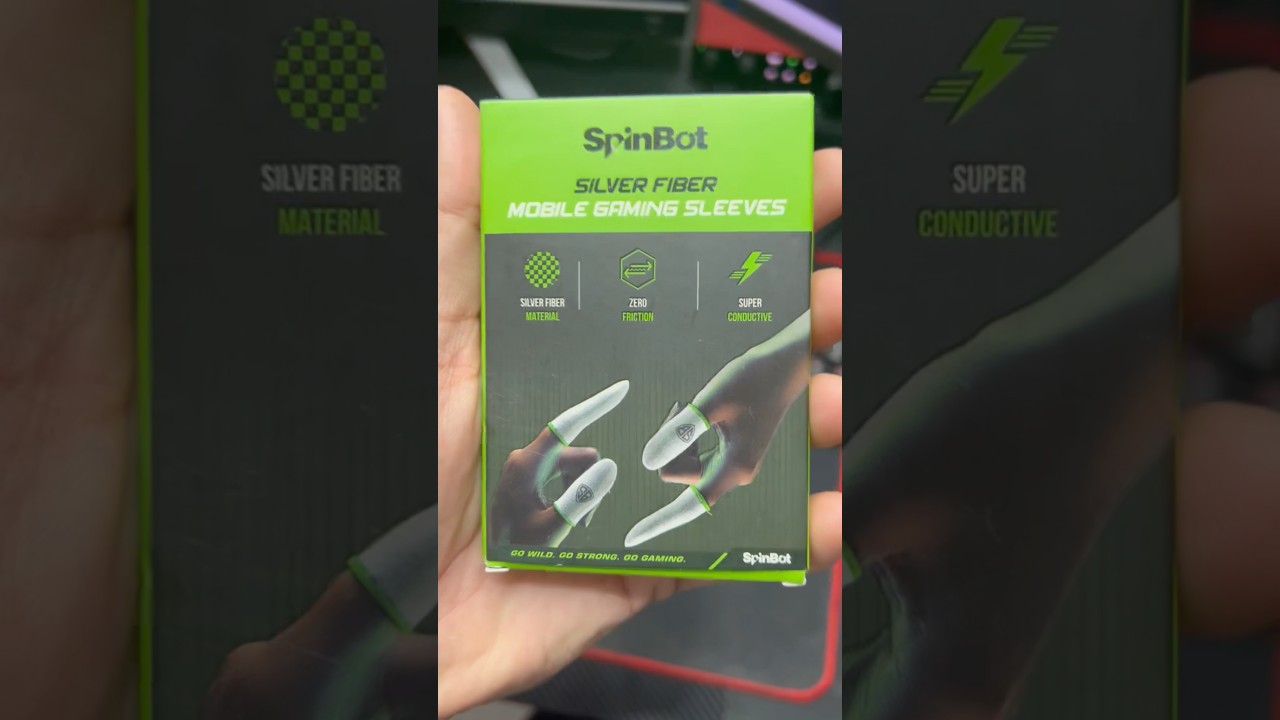 Spinbot Mobile Finger sleeves unboxing and review #engineerthegamer #gaming #fingersleeves