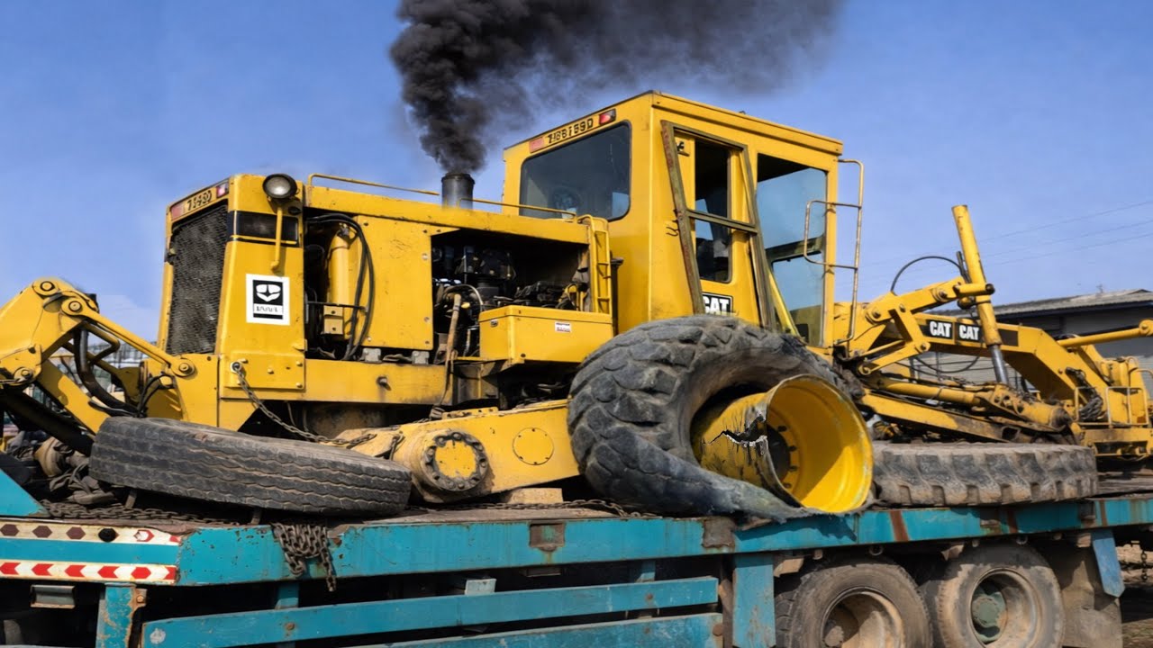 Only Pakistani Mechanic Could Rebuild This Broken Grader Rim