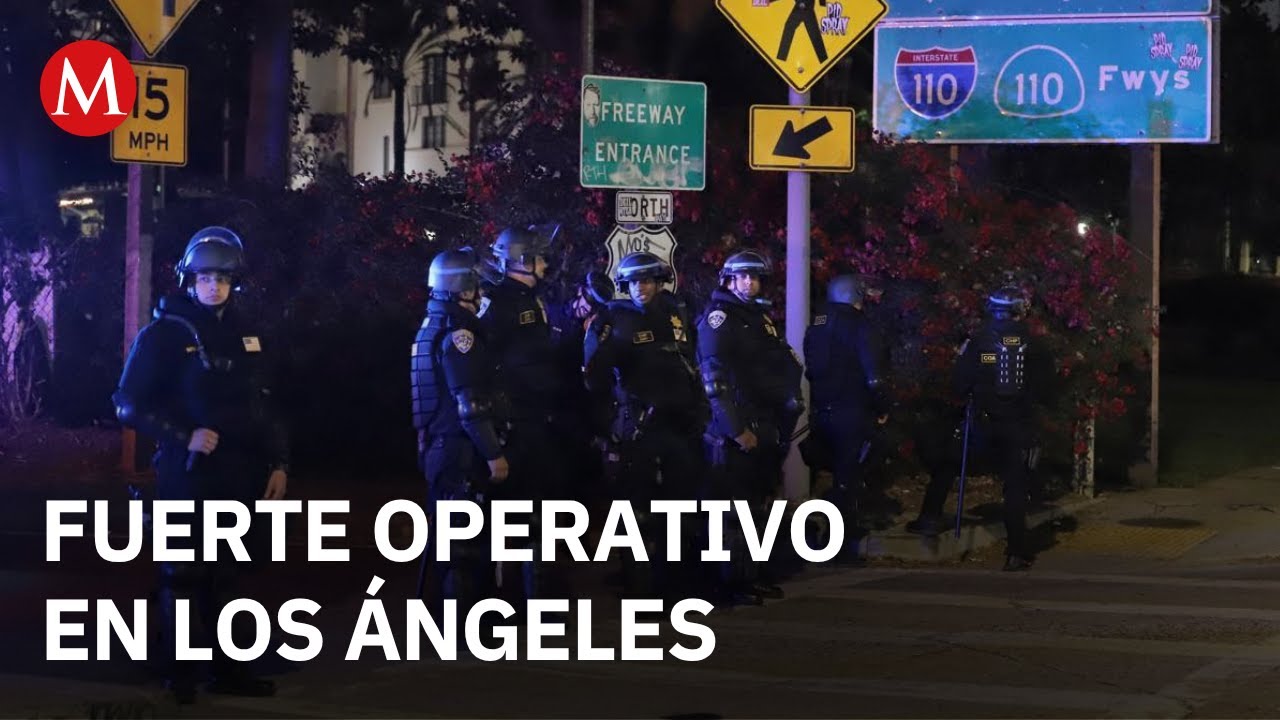 Calles desiertas en California tras primer toque de queda por protestas migrantes