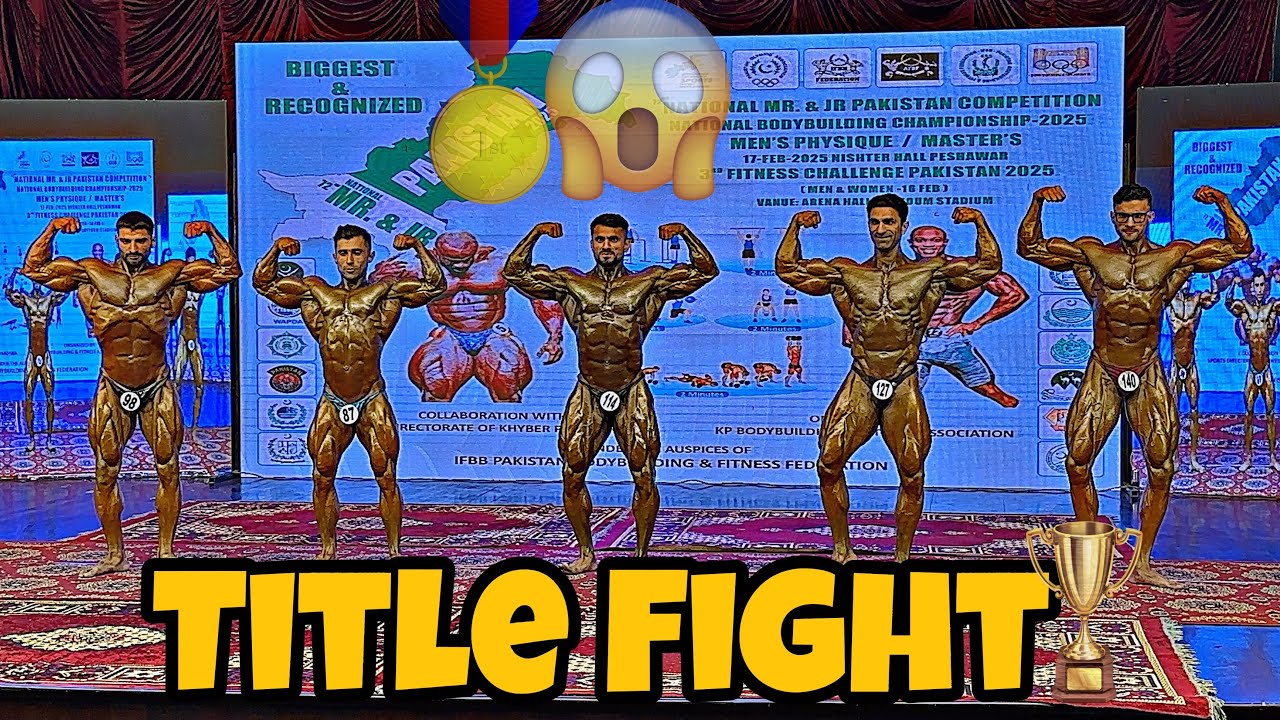 Mr Pakistan 2025 😍 Complete Title Fight Between All Class Winners 🔥