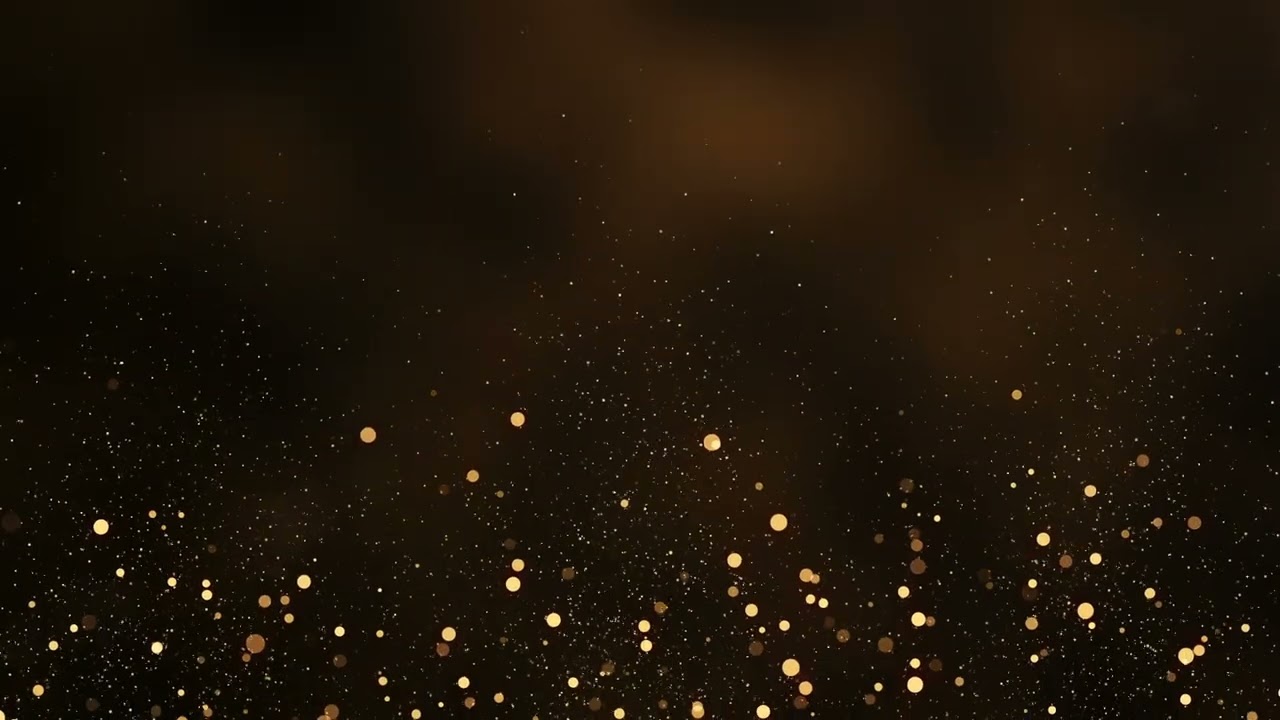 Luxury Golden Particles Celebration Motion Background - 1 Hour - 100% Free Stock Footage