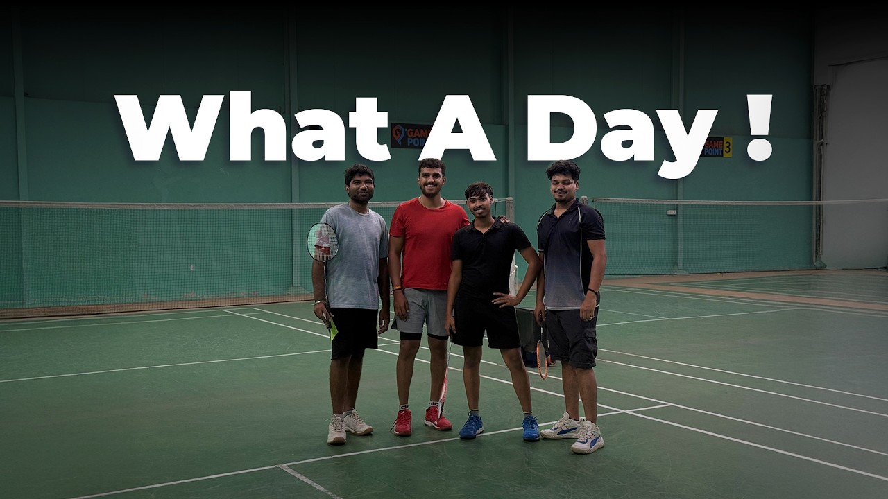 Weekend Vibes: Badminton Battles & Temple Peace 🏸🙏