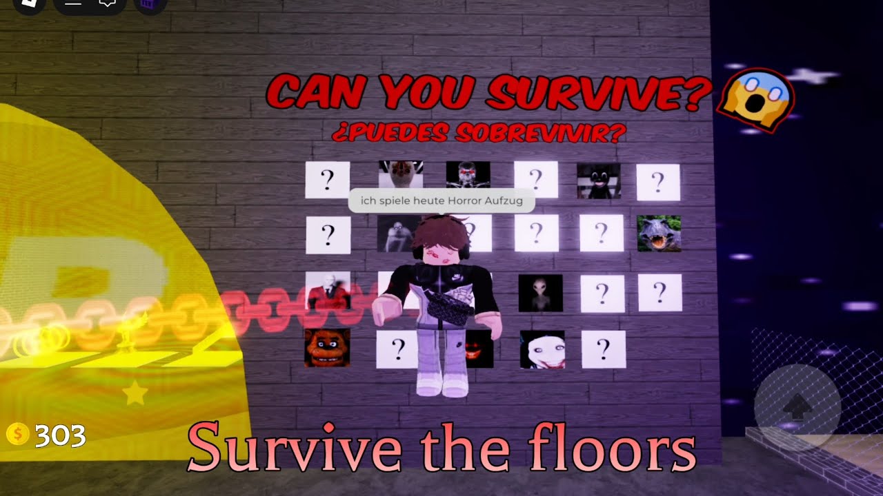 Ich spiele Horror Aufzug in roblox 