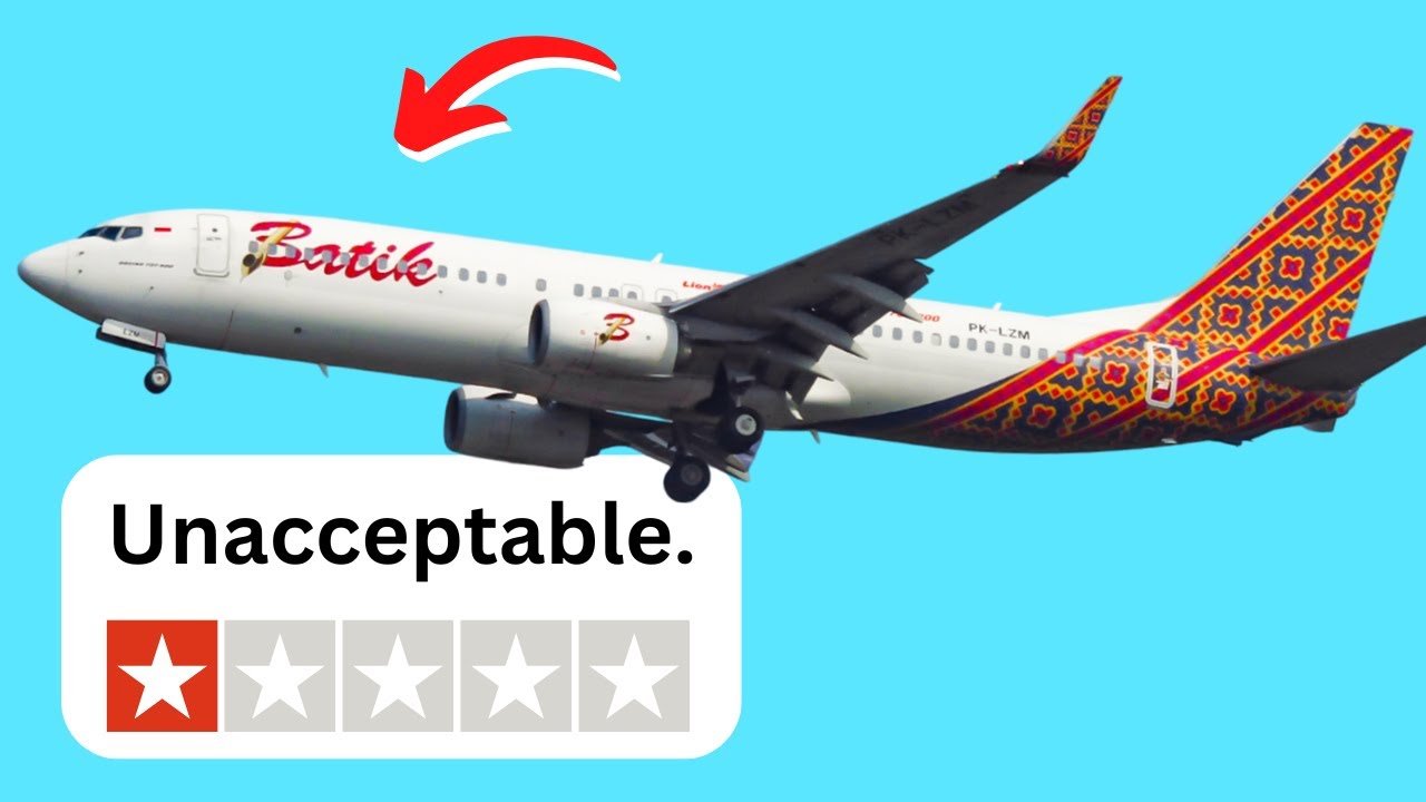 Обзор эконом-класса авиакомпании BATIK AIR: ХУДШАЯ авиакомпания в мире?