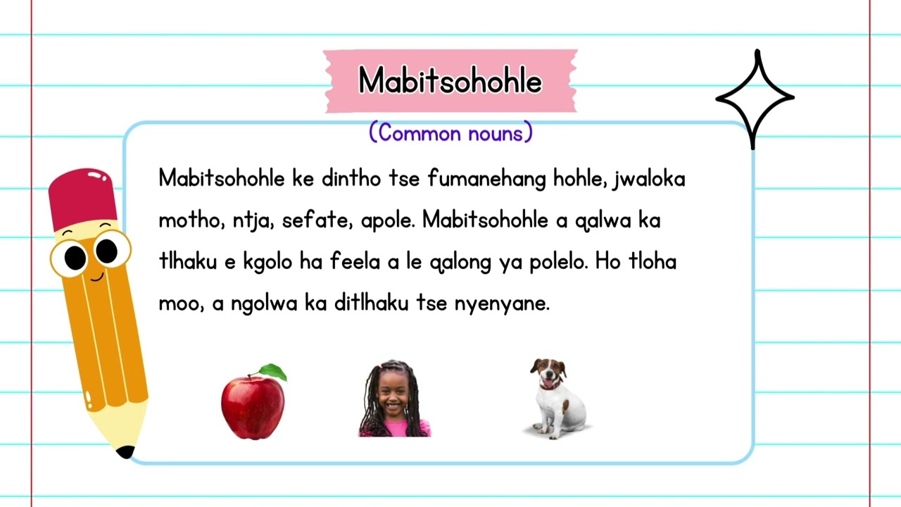 Sesotho Grammar: Nouns