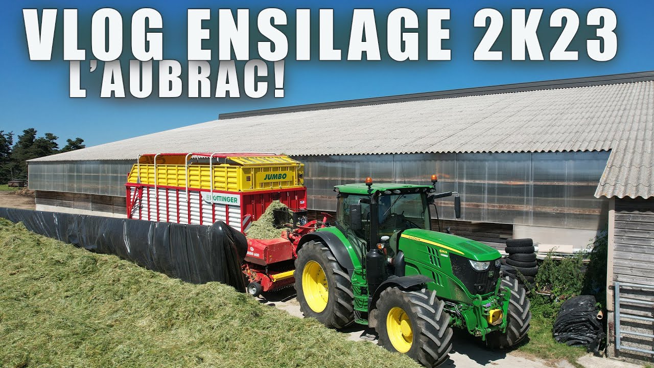 VLOG ENSILAGE SUR LES MONTS  DE RANDON 2023!