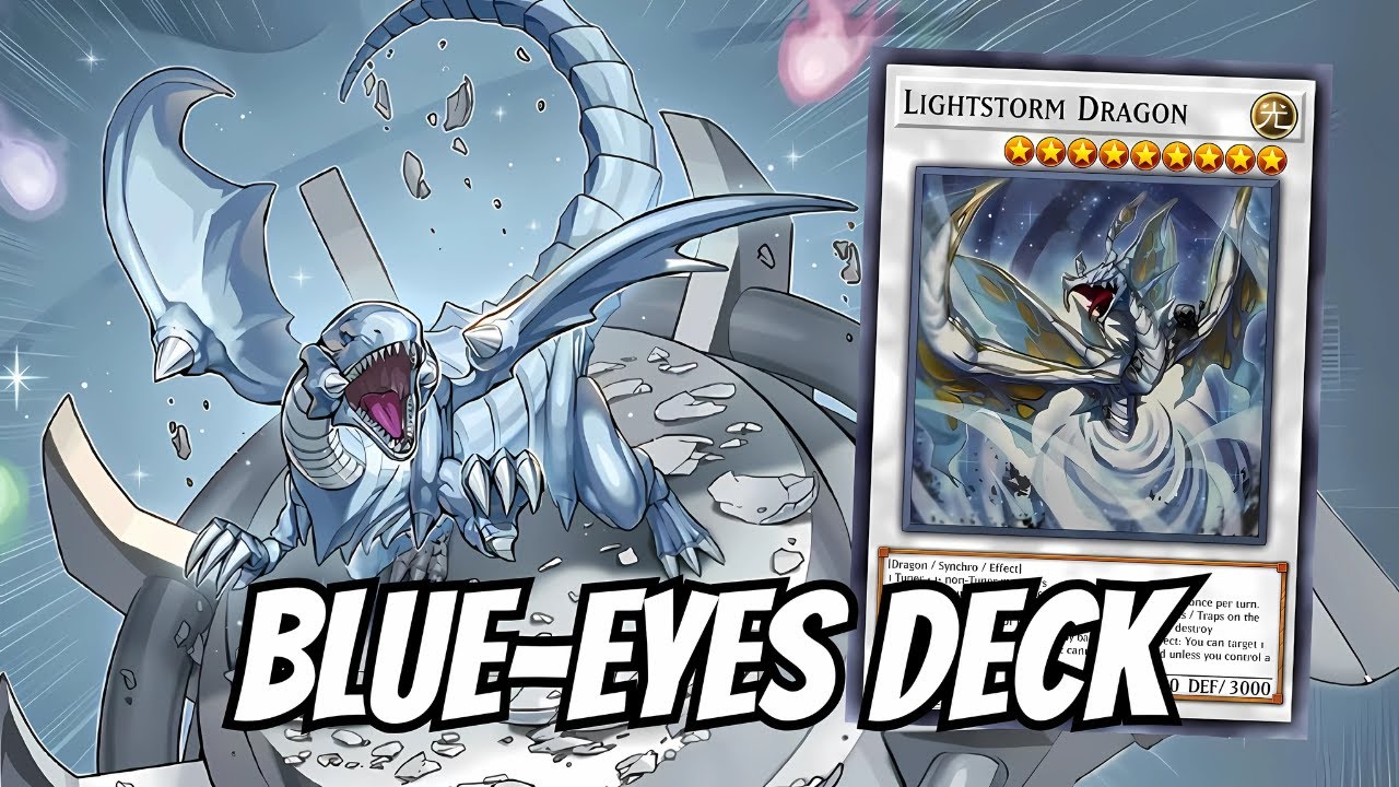 LIGHTSTORM Dragon! The BEST Blue-Eyes Deck Profile Support!