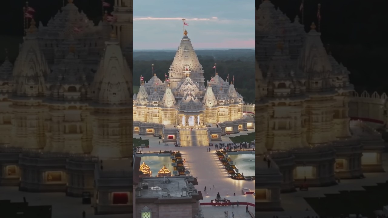The largest Hindu Temple In the US 🤯