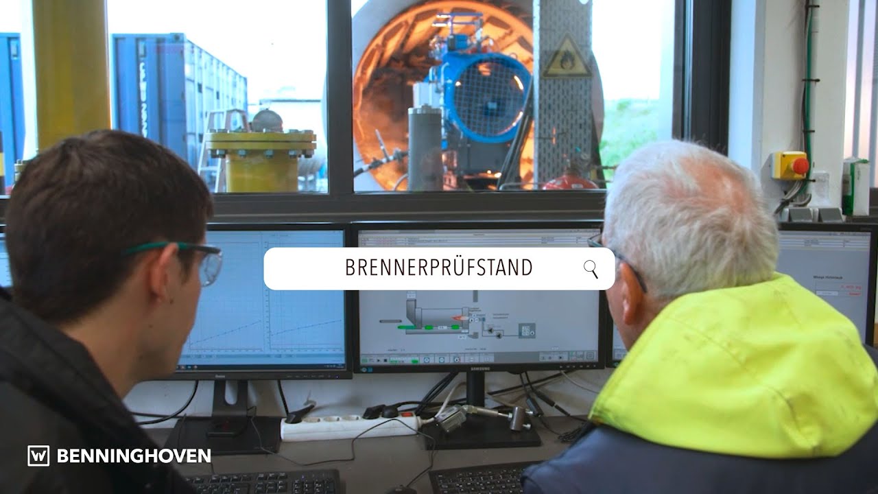 Benninghoven: Einblick in den Brennerpr&uuml;fstand | Pr&uuml;fungs- & Servicestandards
