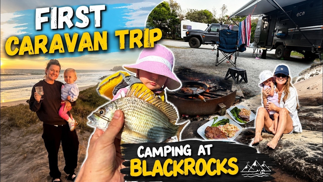 Hike RV Caravans Eco 18FT Review | First Family Caravan Trip to Black Rocks NSW | Australian Caravan