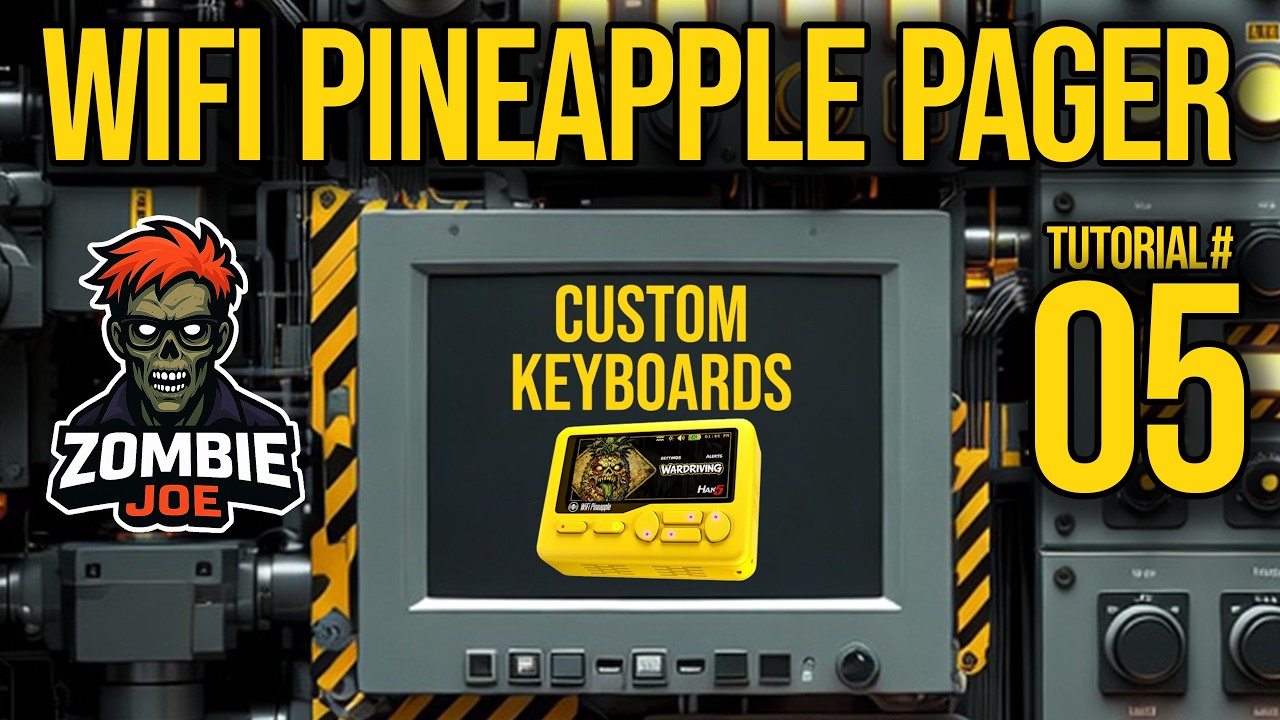 Hak5 Wifi Pineapple Pager Custom Keyboards - Theme Tutorial