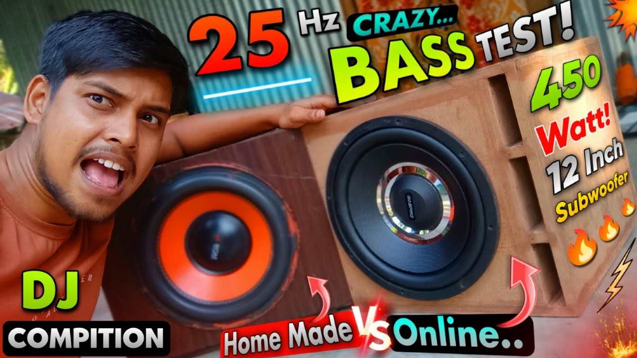 DJ Battle 12 Inch Subwoofer Ultimate Deep Bass Test.. | Local 12 Inch Subwoofer Vs Branded Subwoofer