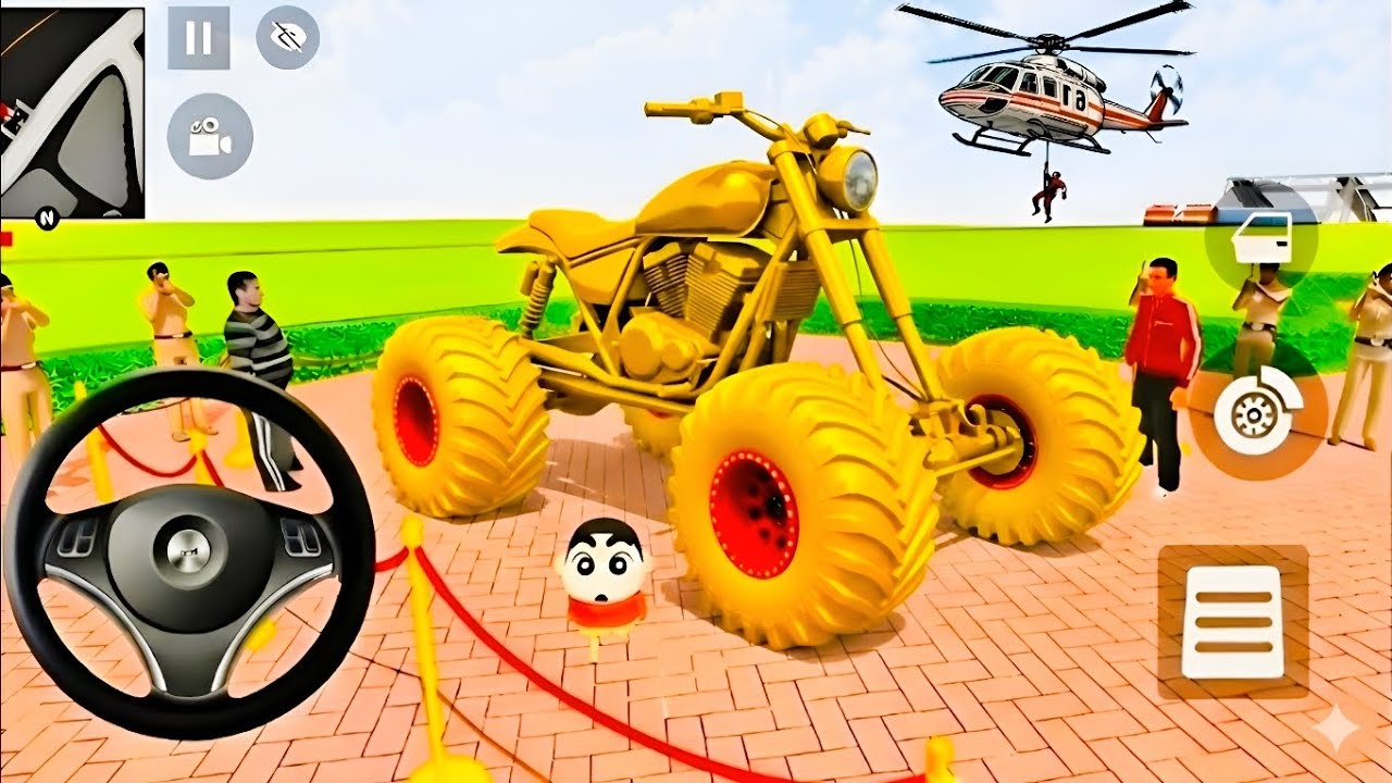 🤑Indian Thift Auto Simulator🤩Indian Showroom Purchase😯Modified Lexriy New Police DumperAnd Bike🥳Game