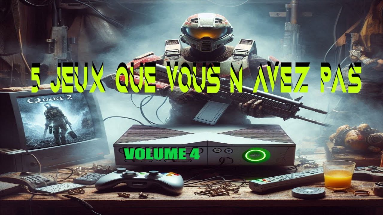 5 JEUX XBOX  PREMIERE GENERATION QUE VOUS N'AVEZ PAS DANS VOTRE COLLECTION-VOLUME 4