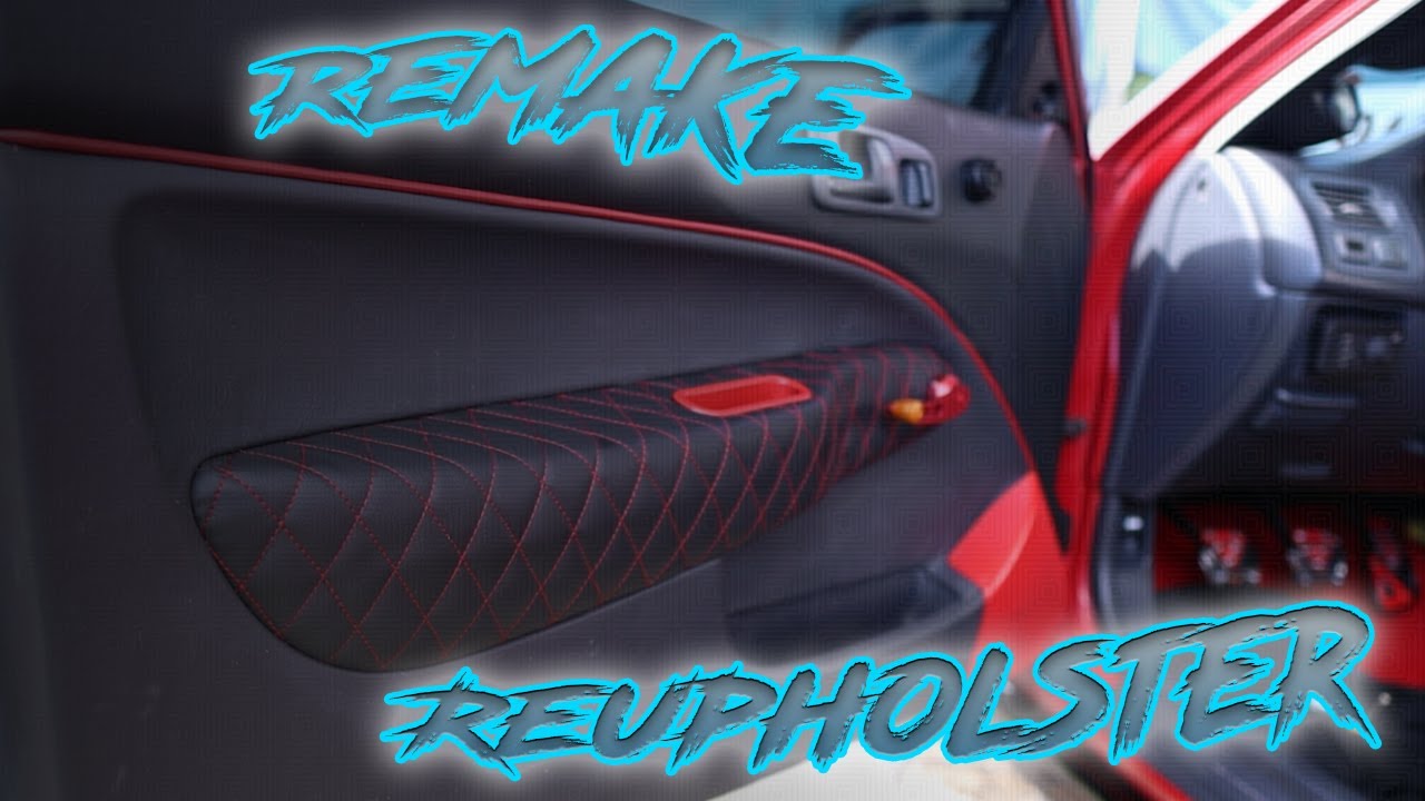 Repair and Reupholster hatchback honda civic door panels