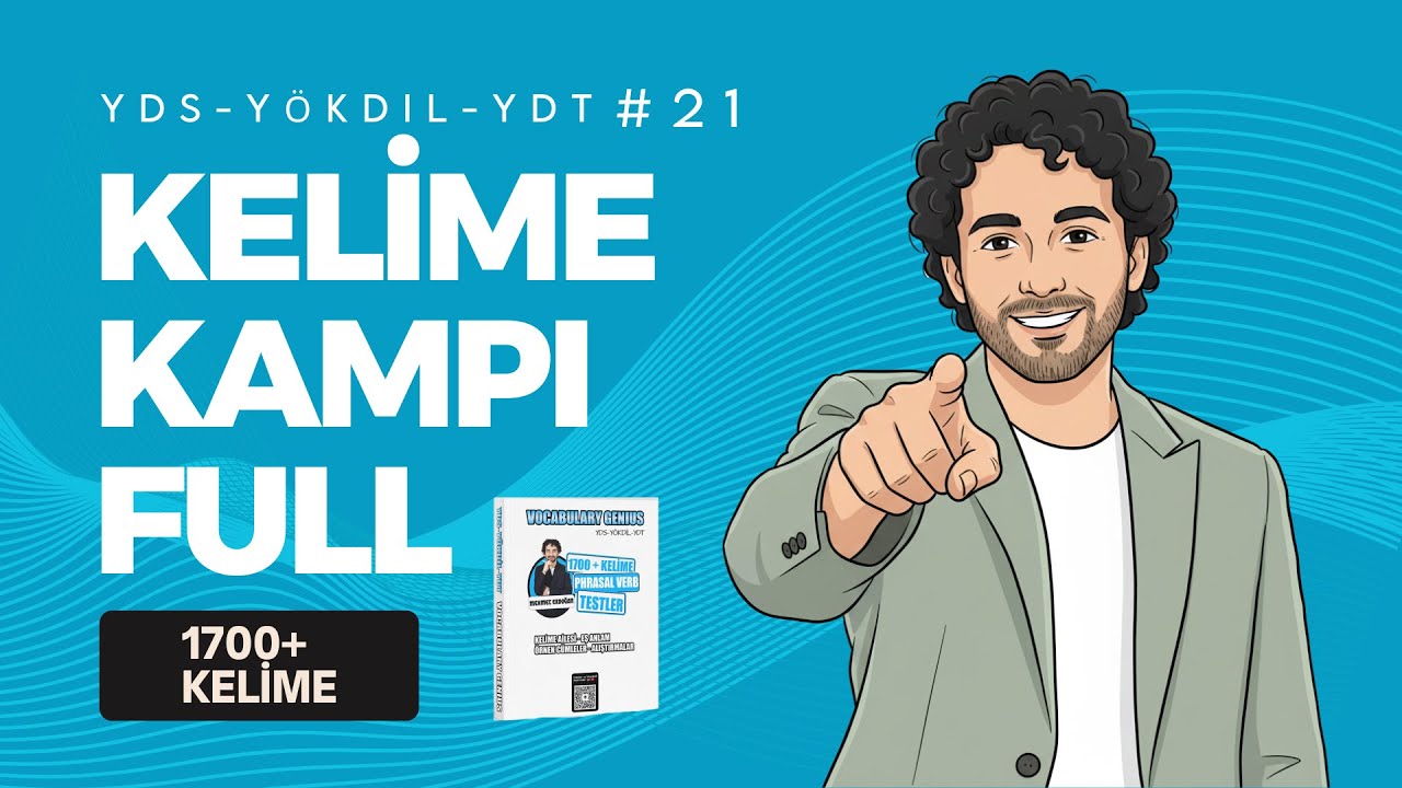 1700+ Kelimelik Dev YDS Kelime Kampı 21.Gün | Vocabulary Genius