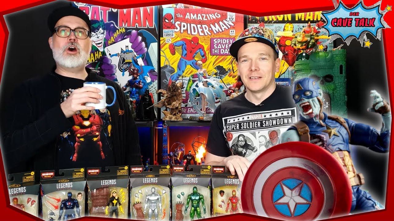 MARVEL Legends Zombie Captain & IRON MAN 2021 Ursa Major Wave | Der Cave Talk