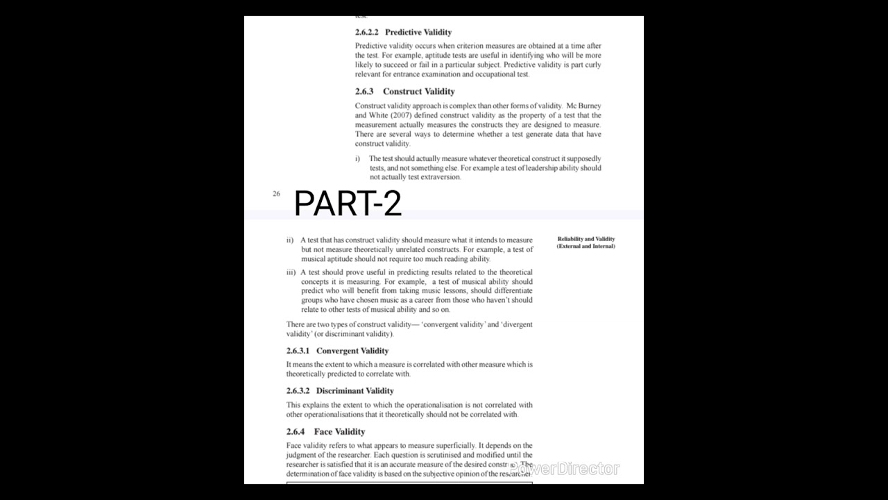 Part -2 Types of internal validity ,unit -2 Mpc005 IGNOU