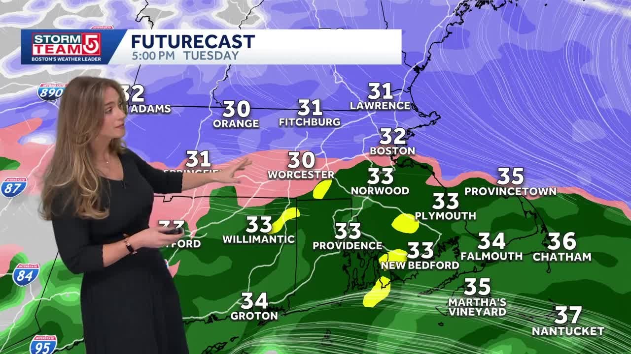 Video: Snow to change to rain for evening commute