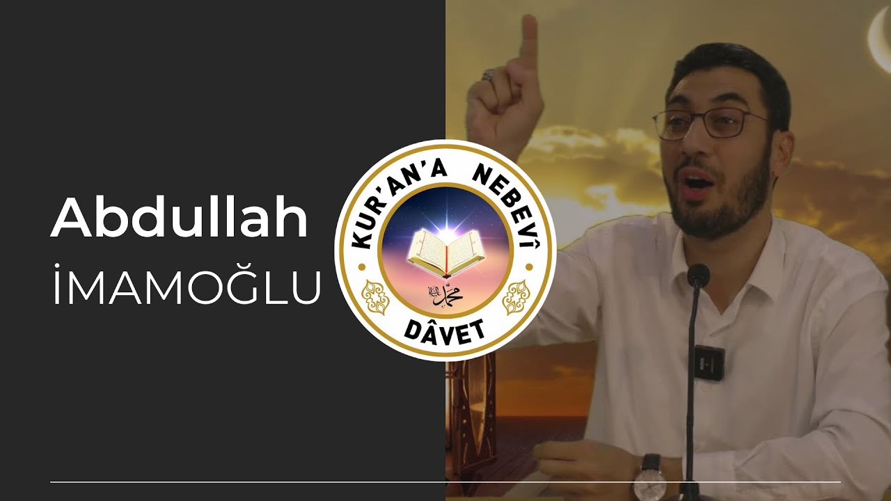 ABDULLAH İMAMOĞLU | VAHYİN REHBERLİĞİNDE TOPLUMSAL DEĞİŞİM