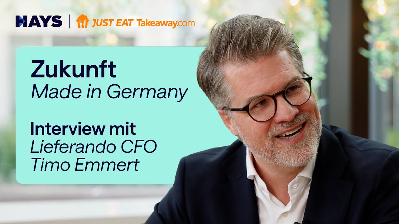 Lieferando-Vorstand Timo Emmert über Strategie, Digitalisierung & Wirtschaftsstandort Deutschland