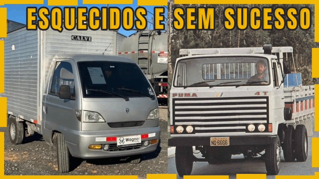 5 ÓTIMOS CAMINHÕES QUE FORAM ESQUECIDOS NO BRASIL