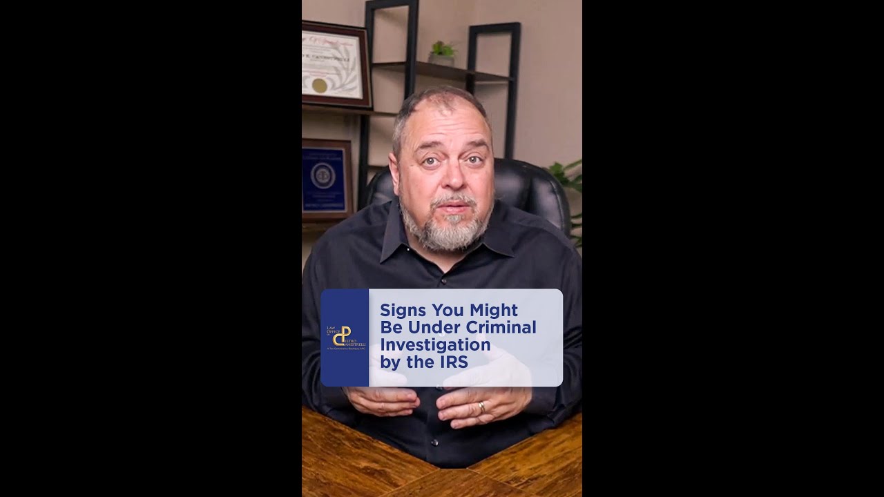 Could You Be Under a Criminal Investigation by the IRS?