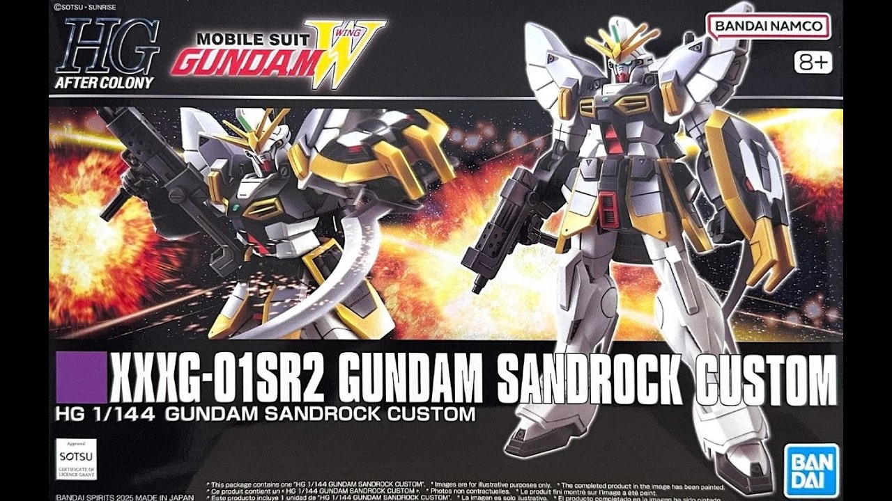 HG Sandrock Custom | Speed Build | Gundam Wing | Casual Assembly