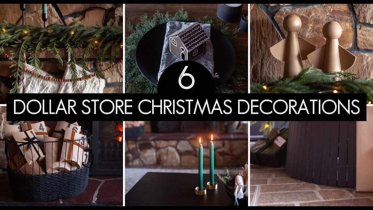 Dollar Store Christmas Ideas | Modern decorations for 2023