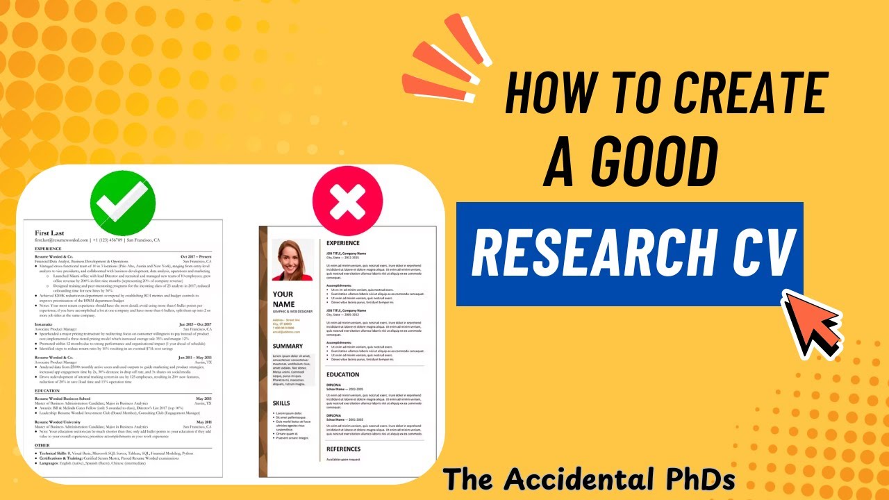 How to Create a Strong Research CV for PhD Abroad 🌍 | The Accidental PhDs