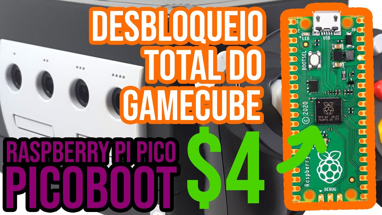 PICOBOOT: DESBLOQUEIO TOTAL DO GAMECUBE POR 4$ SEM DISCO! BOOTA DIRETO NO SWISS